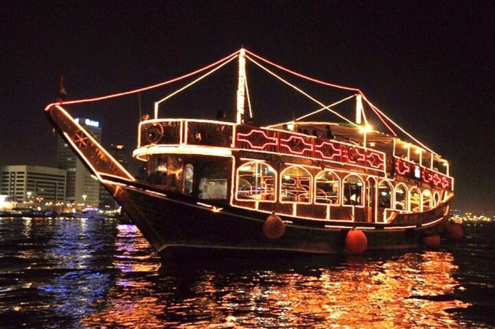 Dubai Marina Dhow Dinner Cruise With Transfer