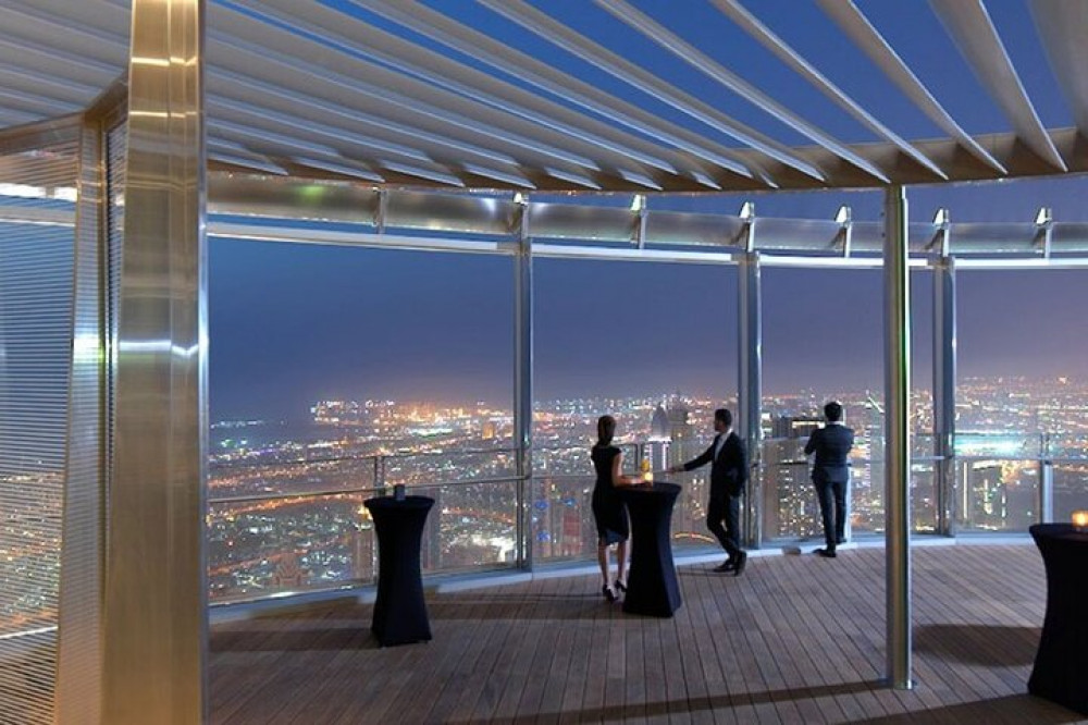 Dubai Night Tour with Burj Khalifa Ticket and The Roof Top Meal