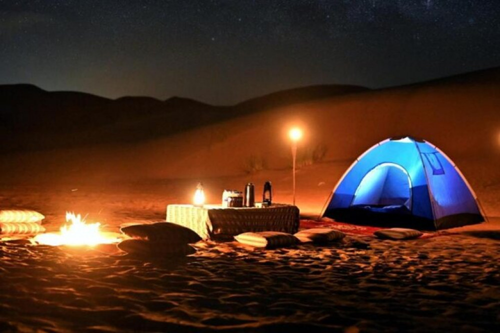 Dubai Overnight Safari with Camping, Camel Riding, Henna and More