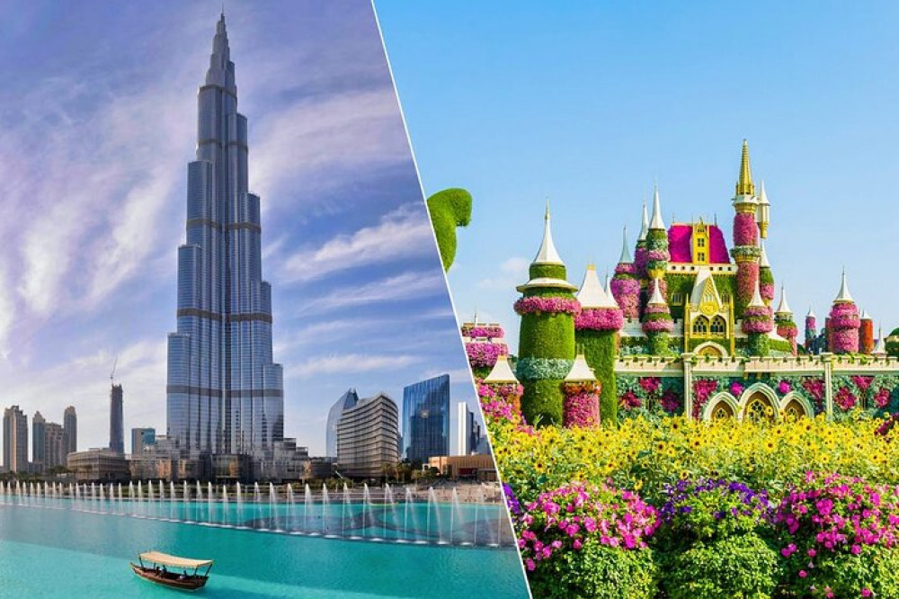 Burj Khalifa at the Top with Dubai Miracle Garden Tickets