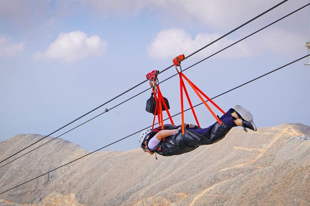 Jebel Jais Zipline World's Longest Zipline Experience From Dubai