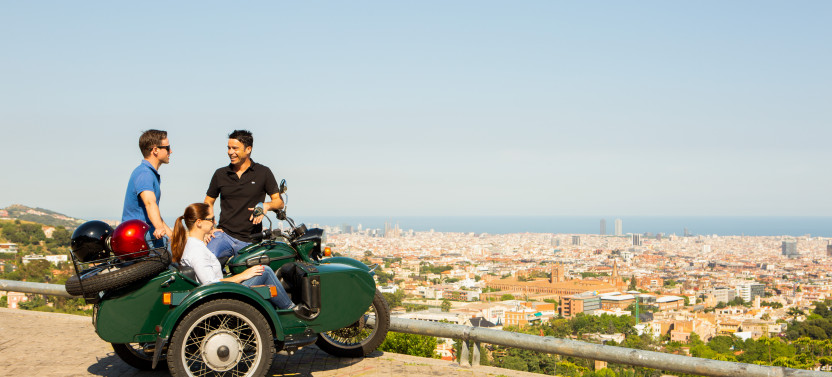 Full Day Barcelona Tour on Sidecar Motorcycle, photo 2 of 14