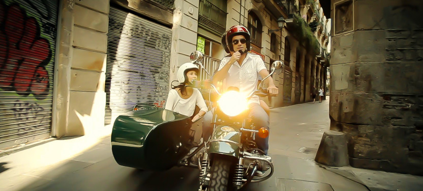 Full Day Barcelona Tour on Sidecar Motorcycle