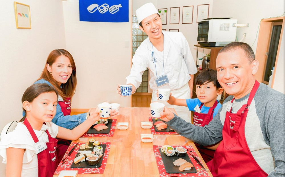 Learn how To Make Sushi With Friendly English-speaking Instructors In Tokyo