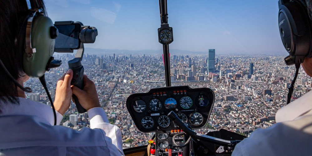 Helicopter Tour - Explore OSAKA From the Skies