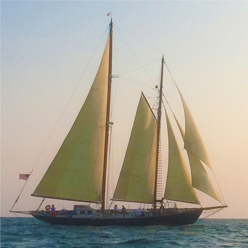 Shared Day Sail on When And If Schooner