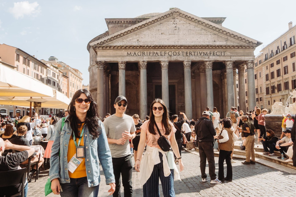 Rome Walking Tour with Pantheon & Trevi Fountain Underground