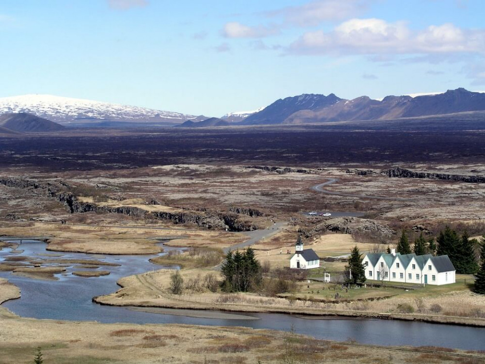 Friend in Iceland