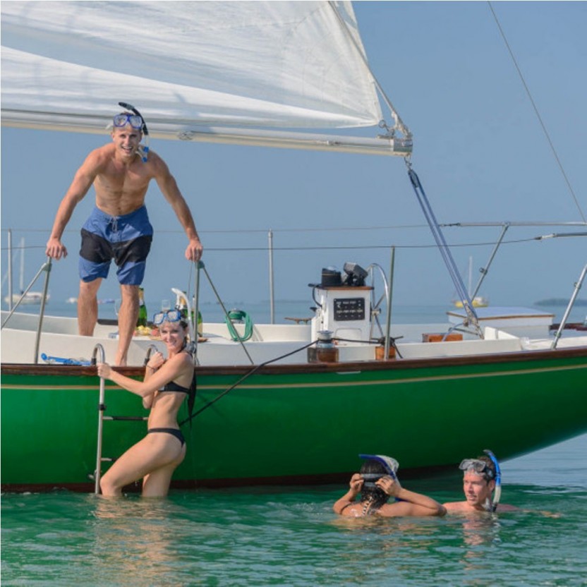 Private 4 Hour Snorkel Sail Charter