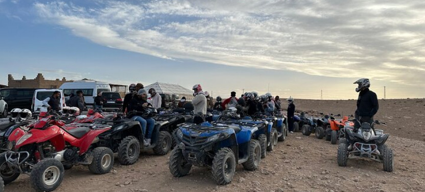 Full Package Agafay Desert, Quad Bike, Camel Ride and Dinner Show