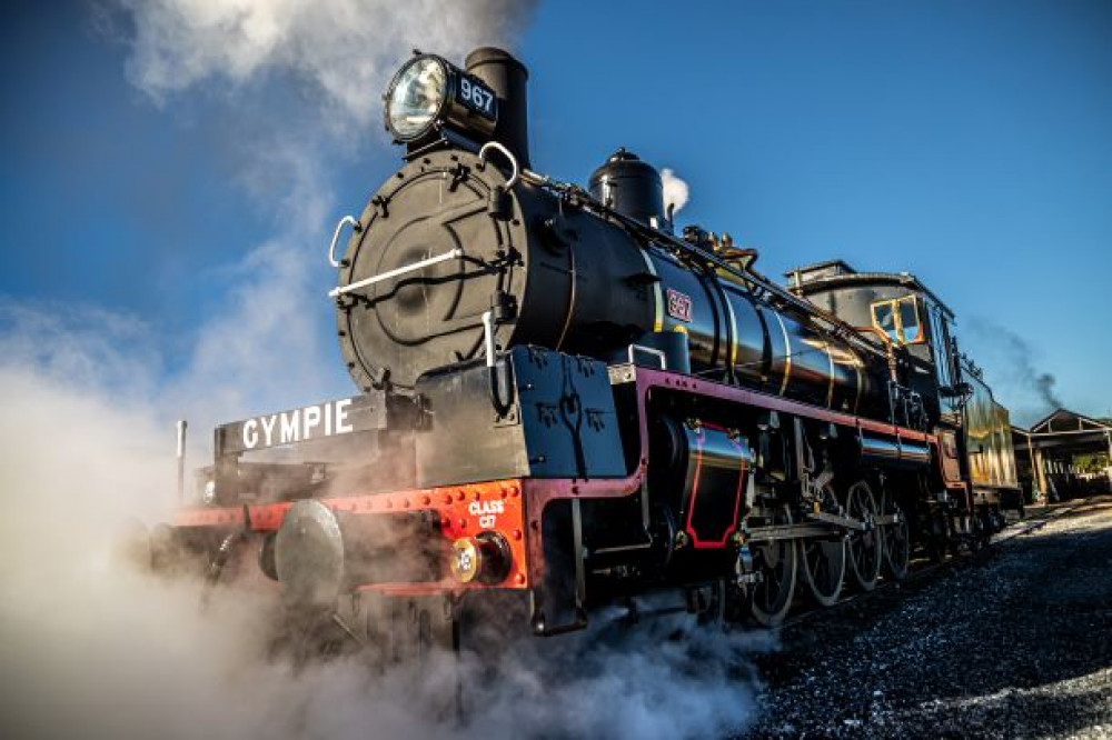 Steam Train Ride Aboard the Historic Mary Valley to the Gympie Region