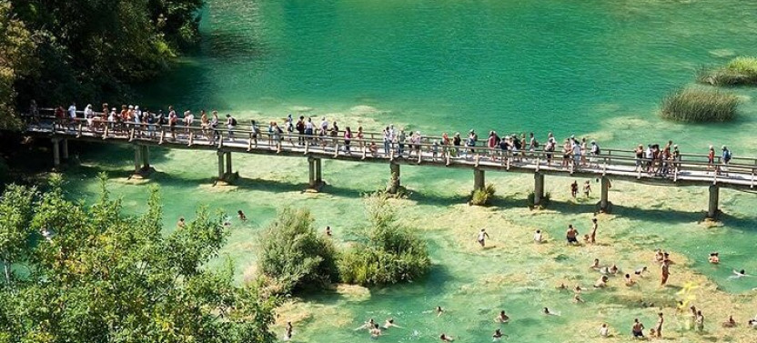 Private Krka Waterfalls with Wine and Prosciutto Shore Excursion