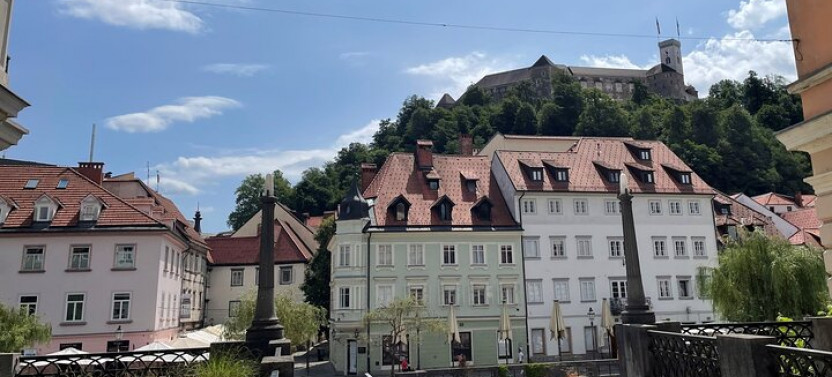 Ljubljana with Funicular, Castle and Lake Bled from Zagreb