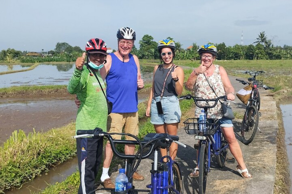 South Ubud E-bike Tour & Ayung River White Water Rafting