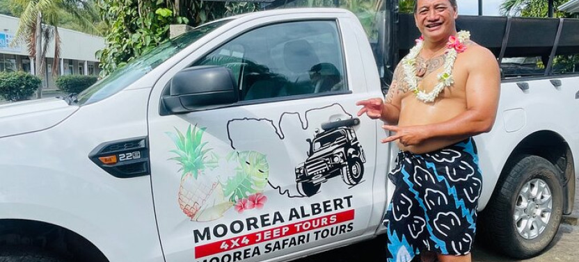 Cruise visit: Albert Moorea 4x4 Magic Mountain & Belvedere