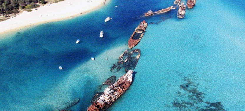 Snorkel the Wrecks Day Cruise with Helicopter Ride