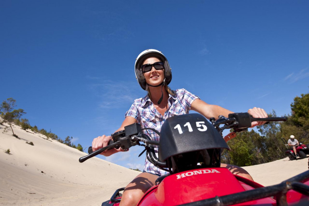 ATV Quad Bike Day Cruise with Wild Dolphin Feeding