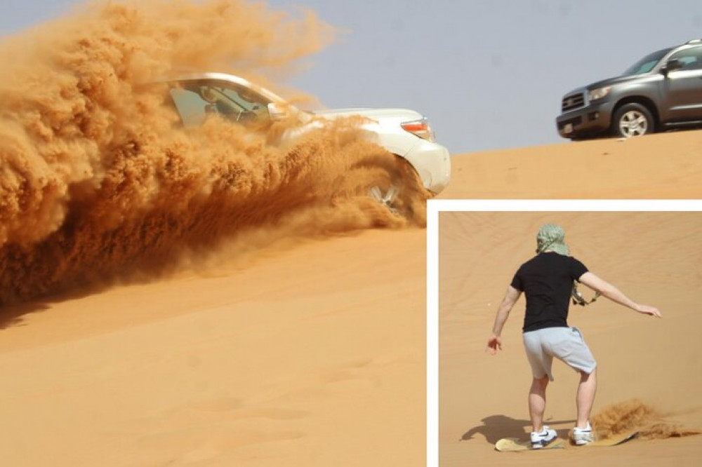 Shared Dubai High Red Dunes Extreme Desert Safari Adventure with BBQ Dinner