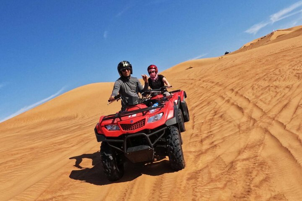 Quad Bike Safari, Camels, & Camp with BBQ Dinner