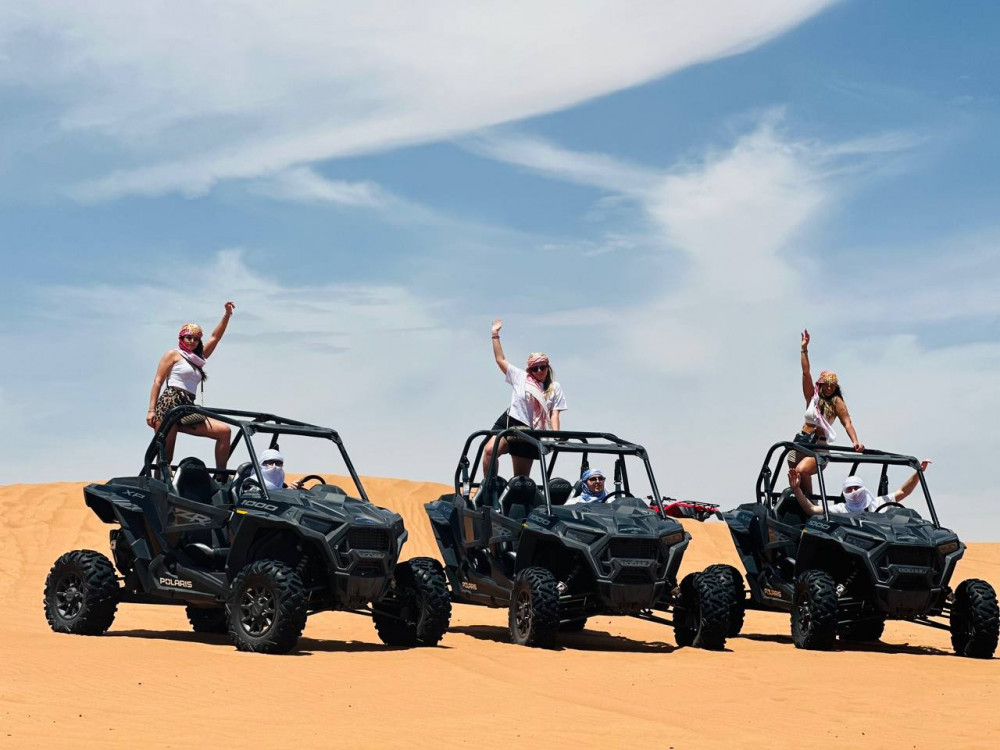 Dubai Evening Dune Buggy and BBQ Desert Adventure