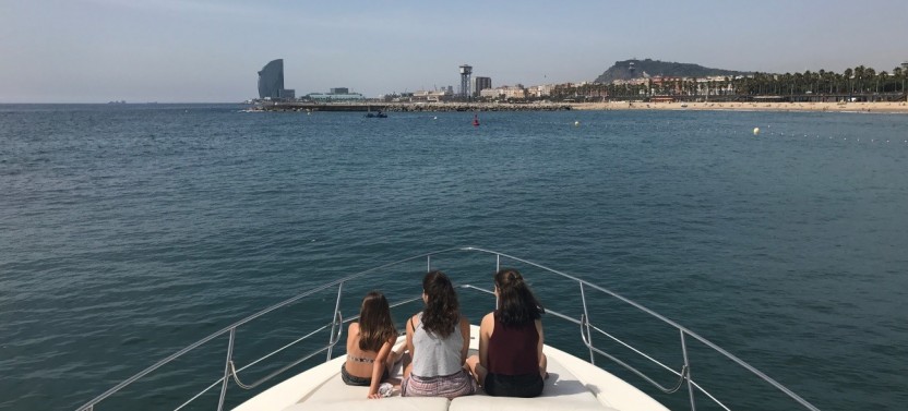 Private Motor Yacht Charter - Barcelona Skyline, photo 2 of 6