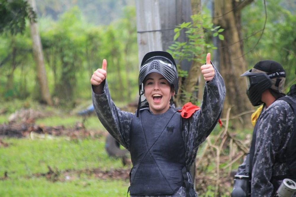 Private Bali Paintball and White Water Rafting Tour