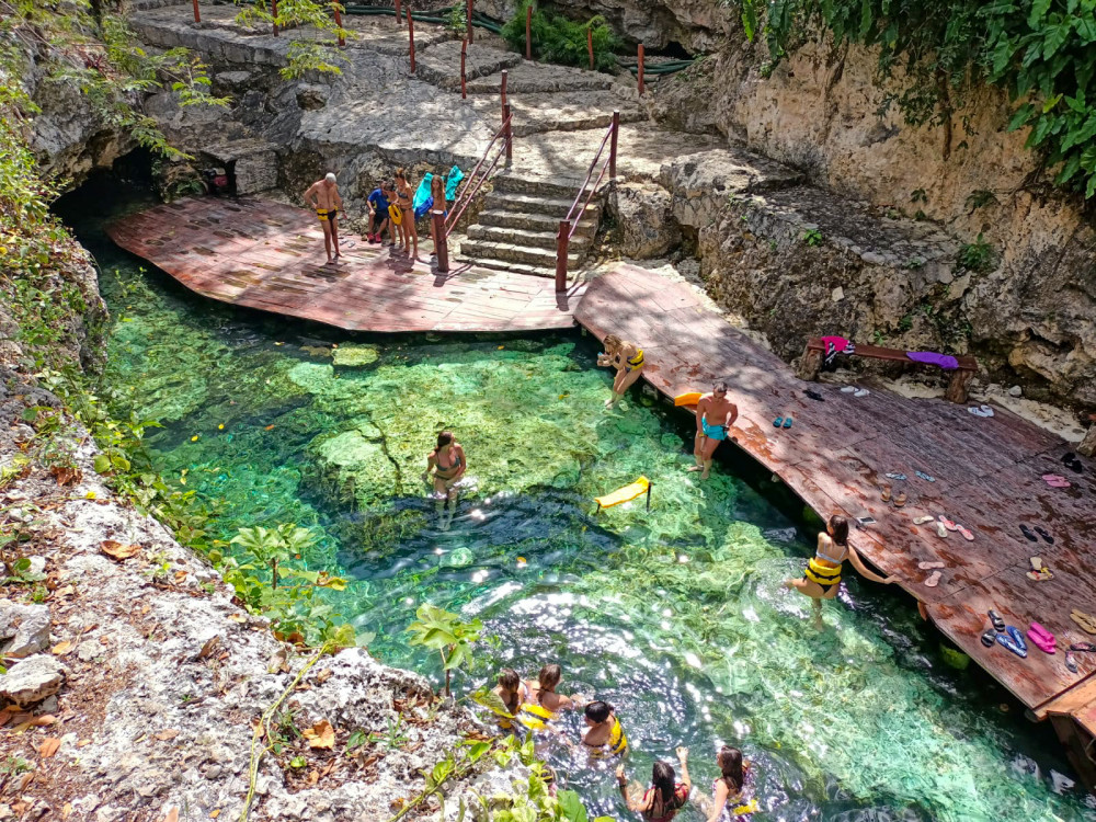 From Cancun: Tulum Cenote and Playa del Carmen