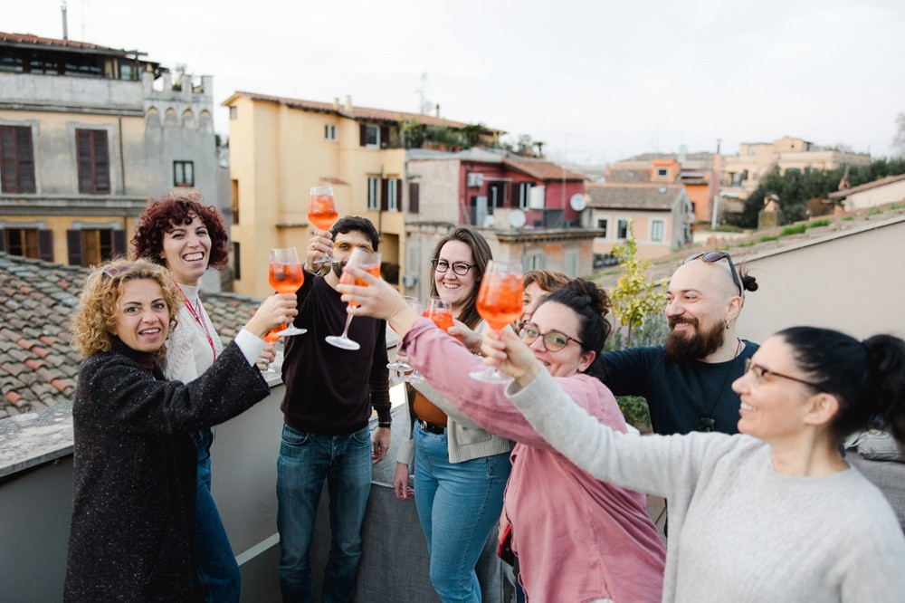 Trastevere & Historic Center VIP Food Tour with Rooftop Spritz
