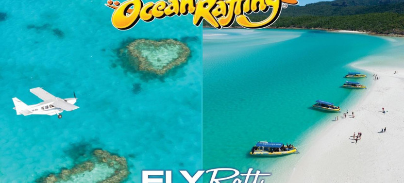 Whitsundays Fly & Raft Tour: Reef, Beach, & Snorkel Adventure