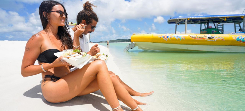 Whitehaven Beach Adventure: Bushwalk, Snorkel & Relaxation