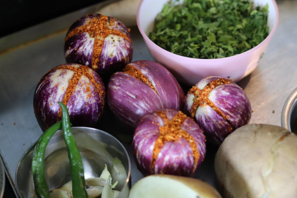 Indian Thali in North Goa in a Chef's Home