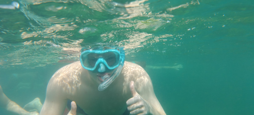 M'Pai Bay KRS: Snorkel & Beach Boat Trip (3 Hour)