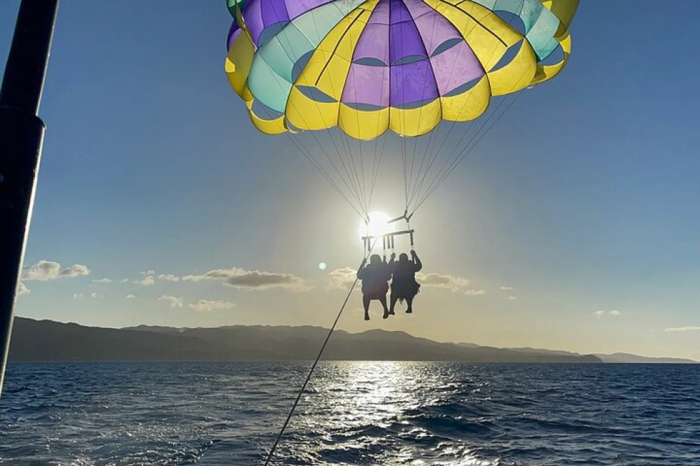 Parasailing Jet Ski and Shopping at Montego Bay with Transport