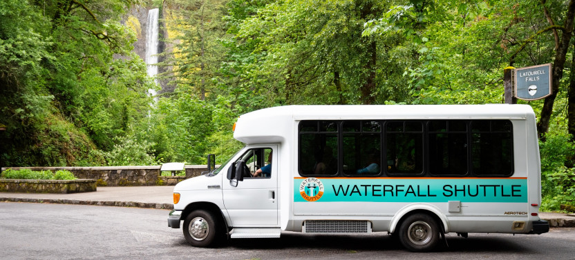 Half Day Multnomah Falls Waterfall Shuttle Tour from Portland