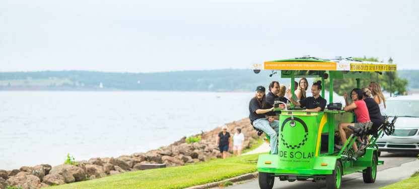 Solar-Powered Charlottetown Food and Drink Tour on a Party Bike