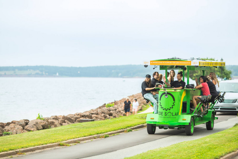 Solar-Powered Charlottetown Food and Drink Tour on a Party Bike