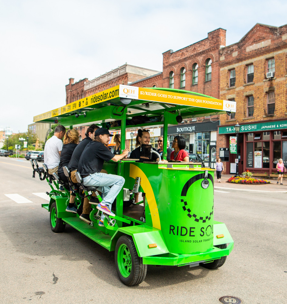 Solar-Powered Halifax Party Bike Food & Drink Tour