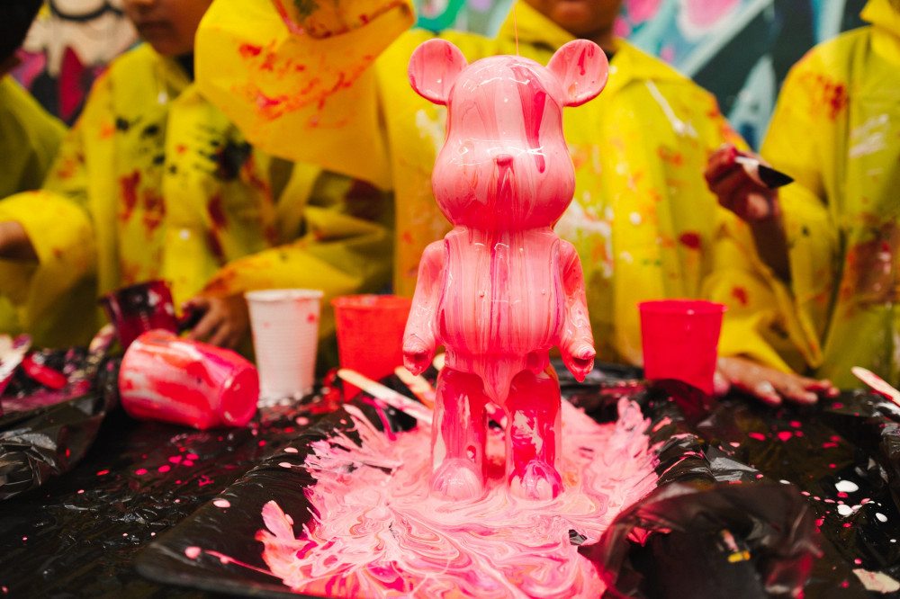 Create your Own Fluid Bear Art Piece (Baby Bear) - Los Angeles