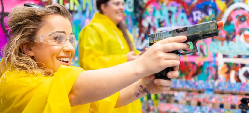 Private Shooting & Spinning - Painting & Art Experience