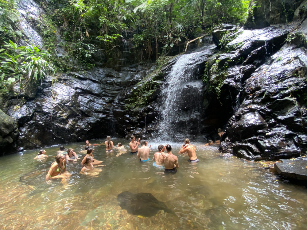 Into the Rainforest: Discover a Belize Waterfall