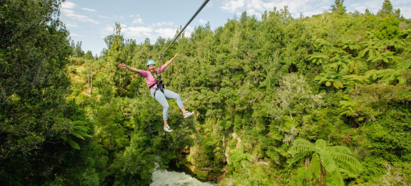 Ōkere Zip + Raft + Hotpool