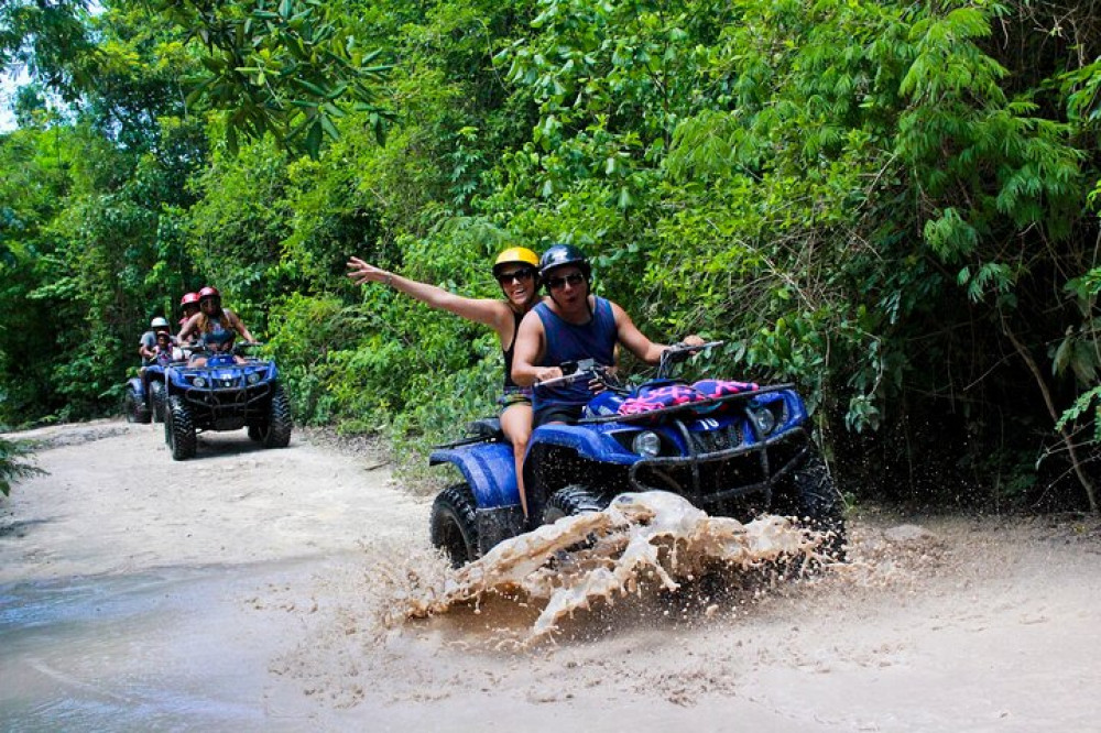 ATV & Monkeys with Cave Swim and Yal-ku Inlet Snorkeling