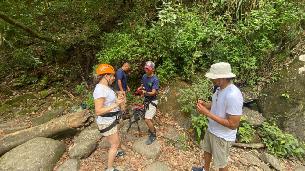 Hike and Rappel the Sleeping Indian Mountain in Anton Valley