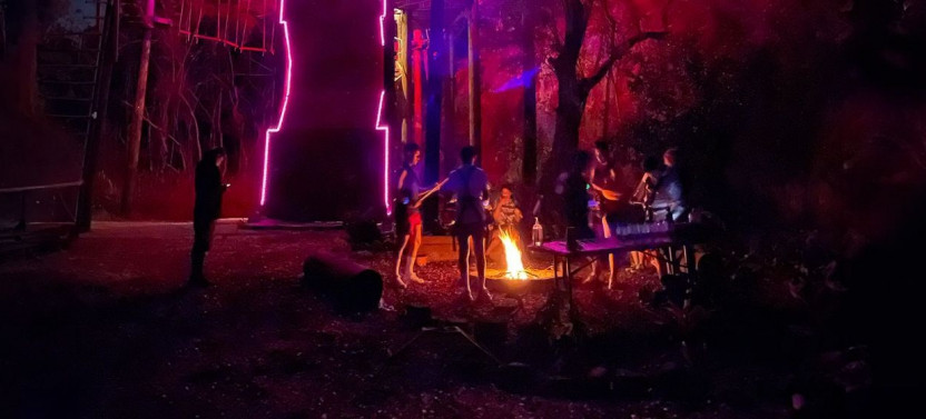 Coral Crater Adventure Park: Night Zipline Adventure + Campfire S’Mores