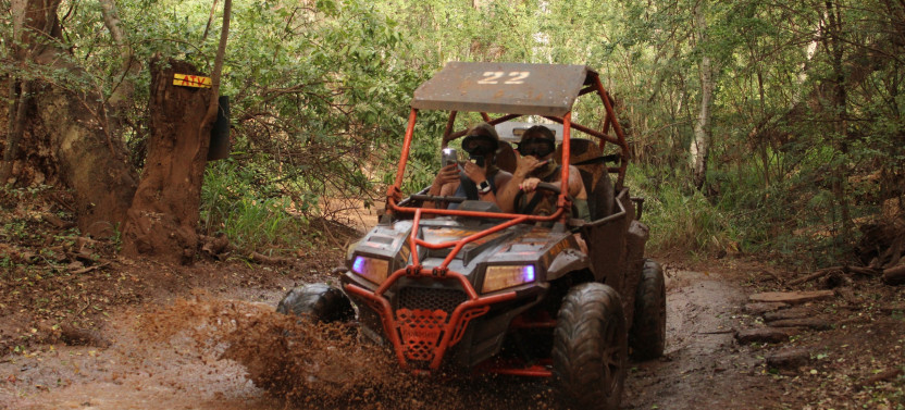 Off-Road ATV & 3 Ziplines Adventure Package
