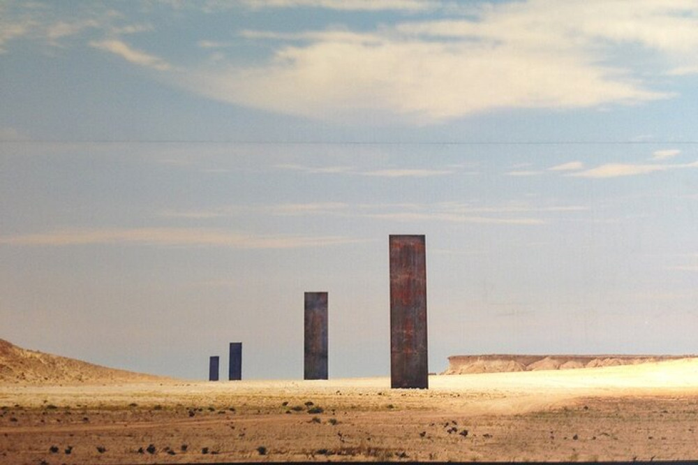 West of Qatar Tour: Richard Serra Sculpture and Mushroom Rock Formation