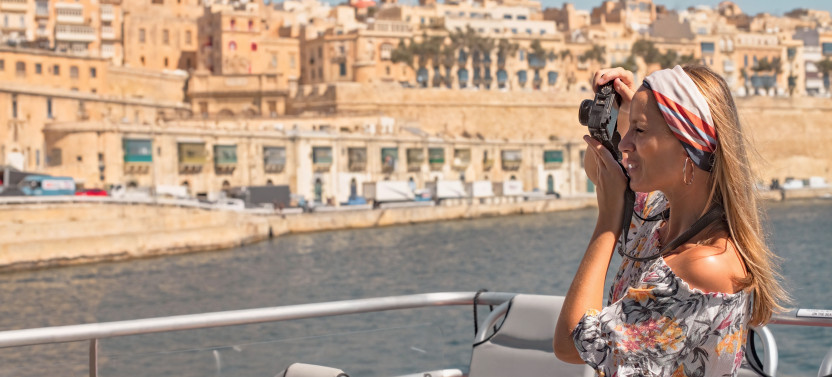 Afternoon Valletta Harbour Cruise and Free Time In Sliema