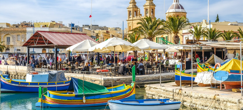 Marsaxlokk Fishing Village & Market, The Blue Grotto & Qrendi Village