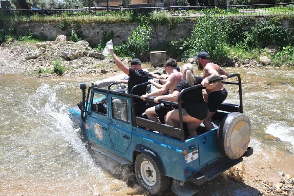 Jeep Safari with Off-Road, Lunch, Boat Tour & Transfer from Side