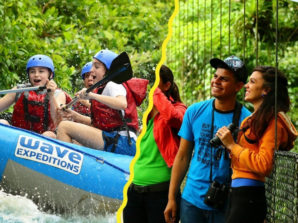 Hanging Bridges and Rafting Adventure